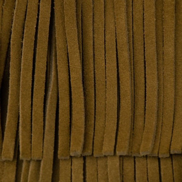 !!SOLD!! Saint Laurent Small Suede Fringe Sac de Jour - Picture 8 of 14